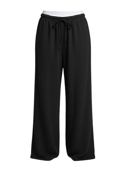 Women Shadow Linen Pants