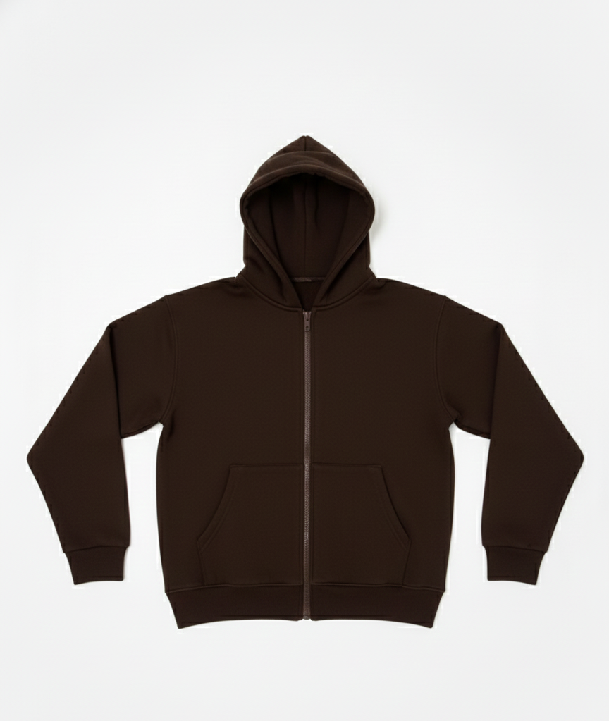 Zip-up in Cocoa Calm