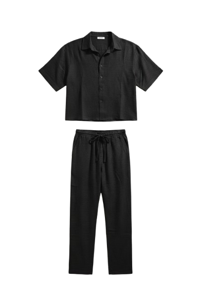 Men Shadow Linen Set