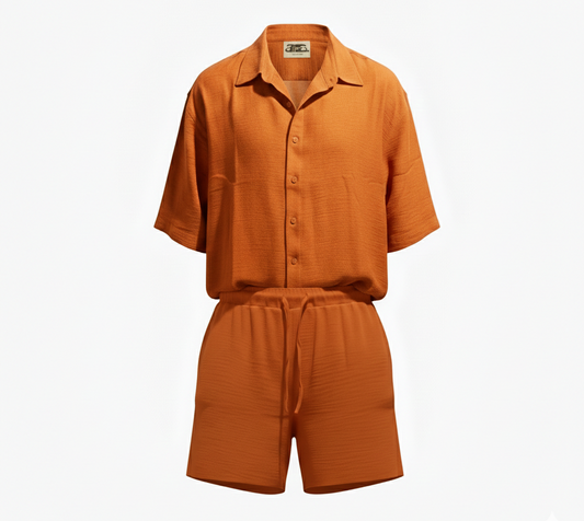 Women Shorts Amber Linen Set