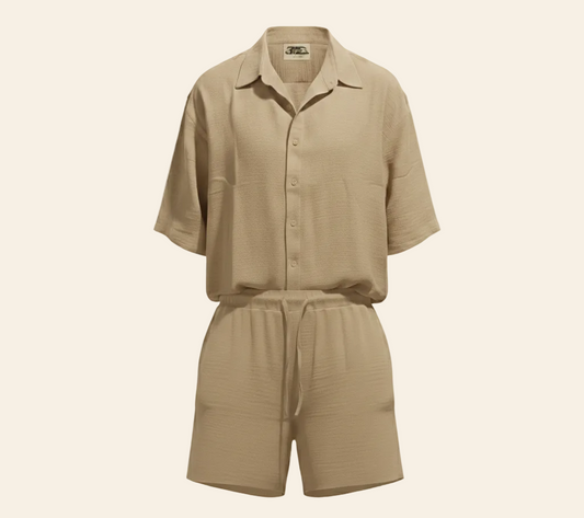 Women Shorts Dune Linen Set